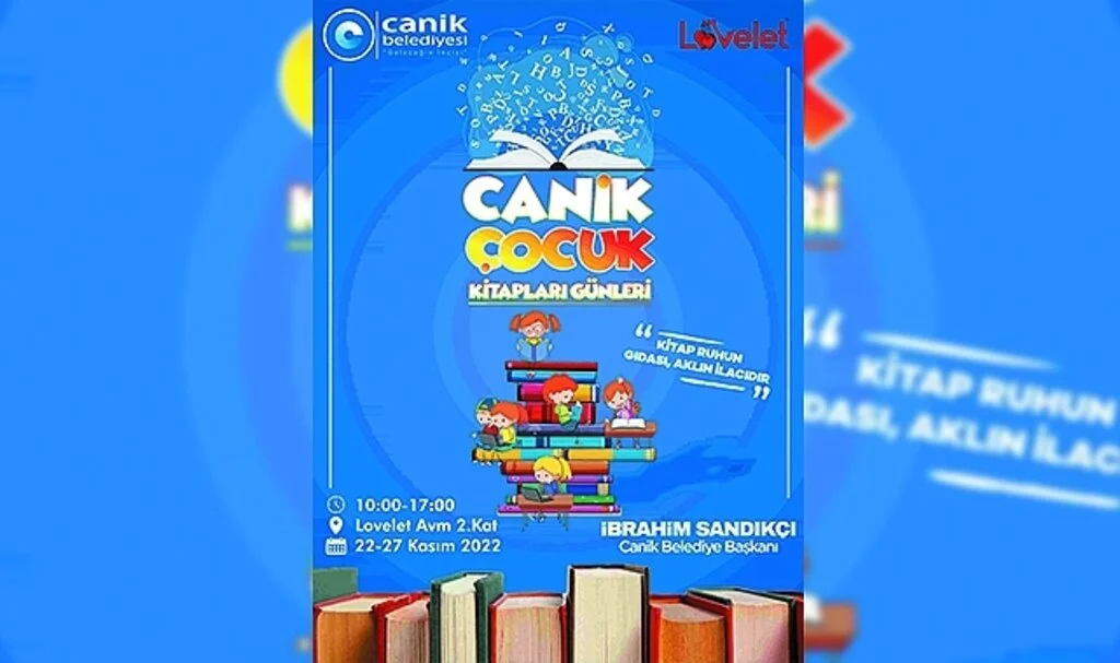 Canik Çocuk Kitapları Günleri başlıyor