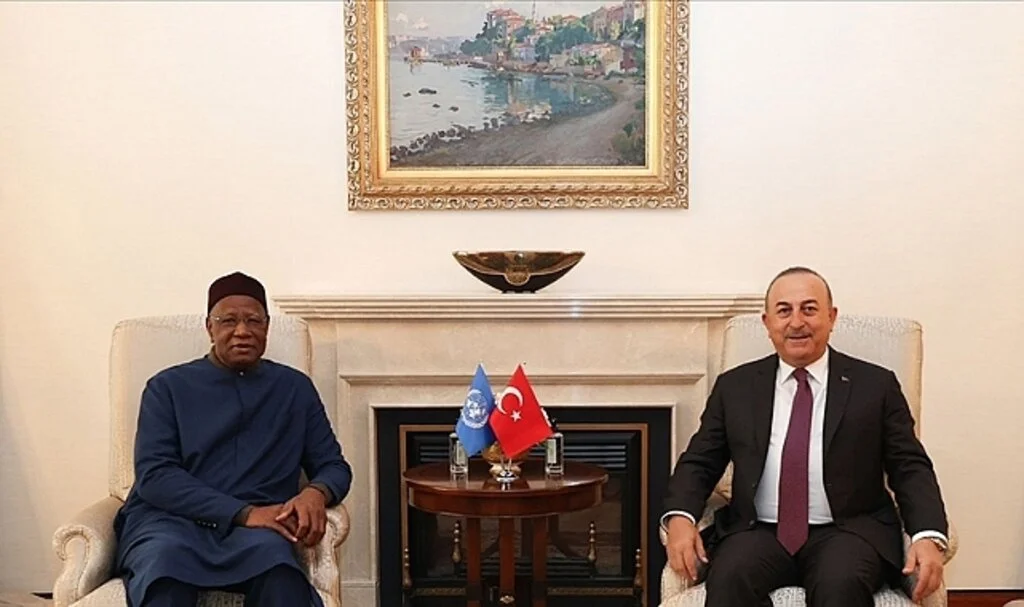 Dışişleri Bakanı Çavuşoğlu BM Libya Özel Temsilcisi Bathily'i Kabul Etti