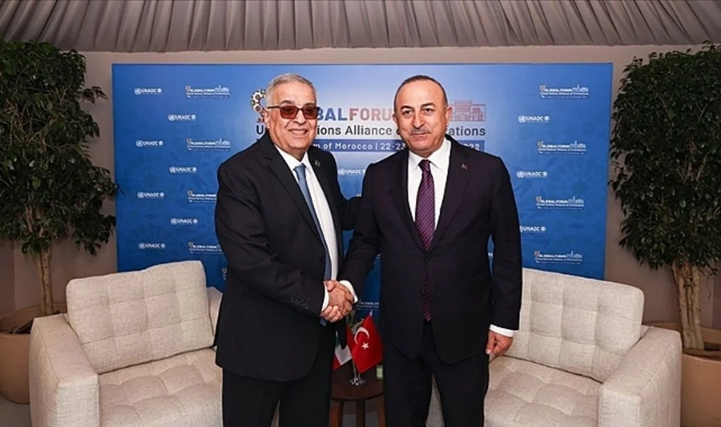 Dışişleri Bakanı Çavuşoğlu Fas'ta Lübnanlı Mevkidaşı Buhabib ile Görüştü