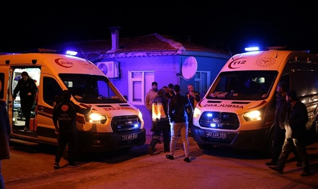 Edirne'deki ev yangınında 1 kişi yaralandı