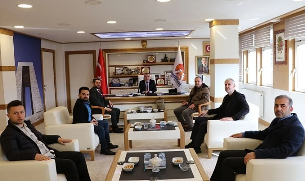 Eğitim Bir Sen İlçe Temsilciğinden Havza Belediye Başkanı Özdemir’e Ziyaret
