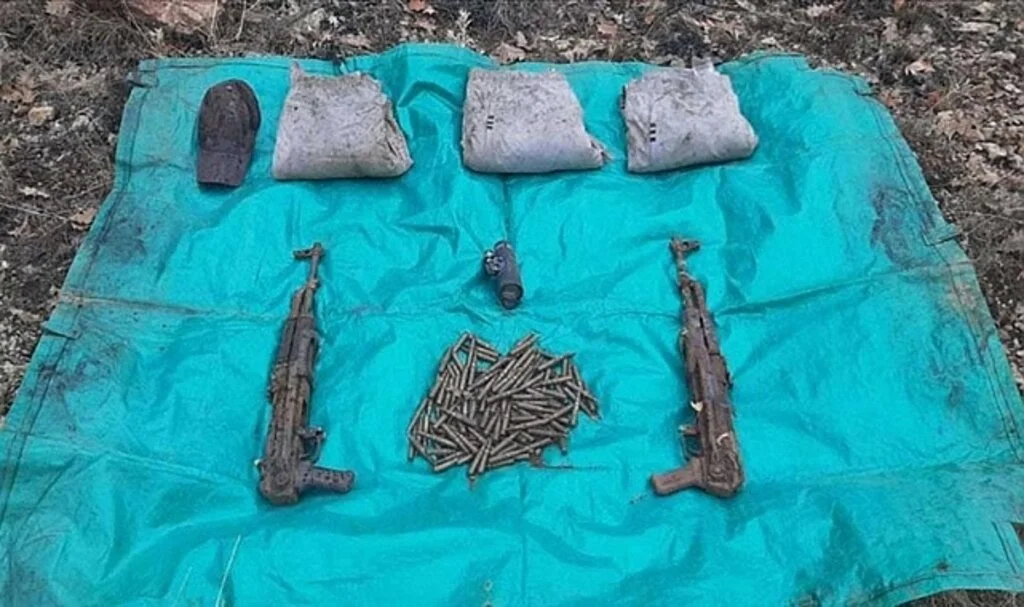 Eren Abluka Sonbahar-Kış operasyonlarında terör örgütünün mühimmat depoları imha edildi