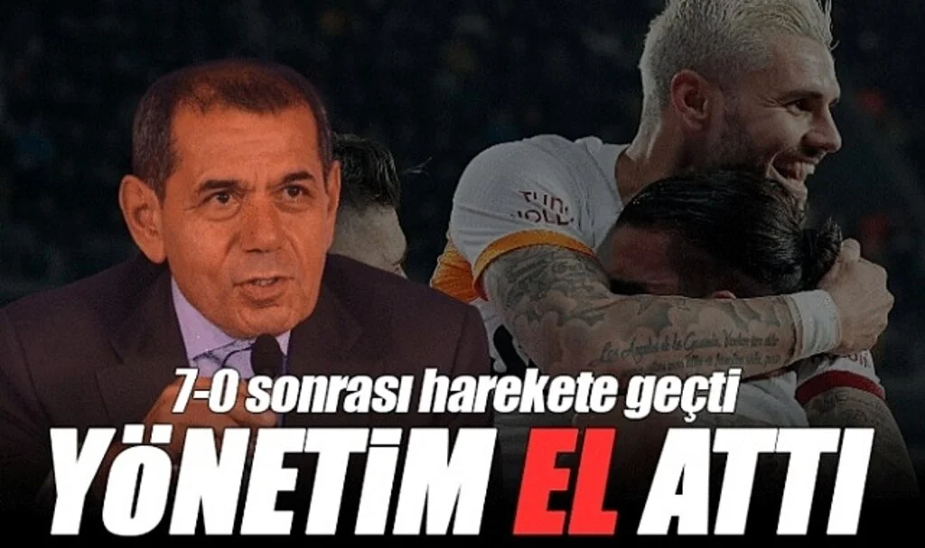 Galatasaray Yönetiminden Flaş Hamle! 7-0 sonrası Harekete Geçtiler