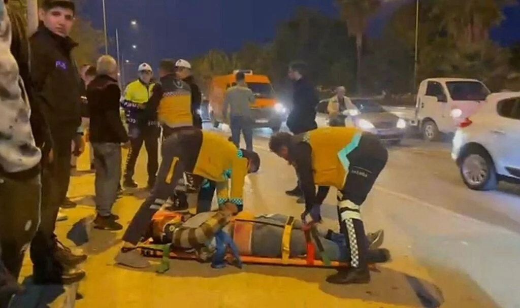Gazipaşa'da motosiklet kazası: 1 yaralı