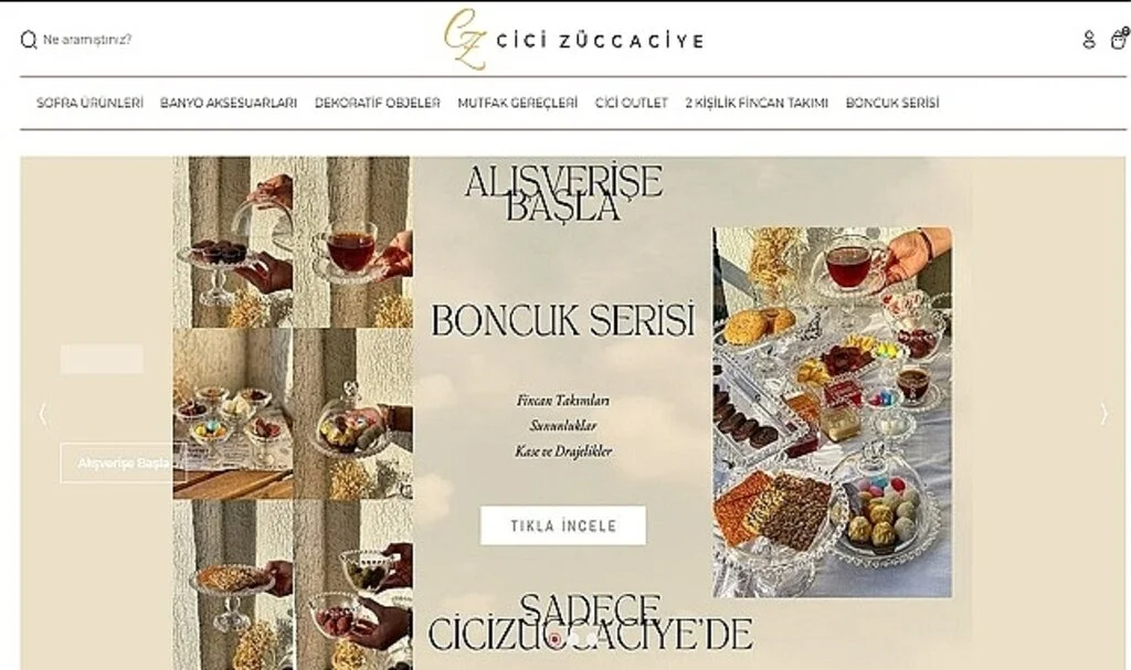Göz Alıcı Sunumlar İçin Adresiniz CiciZüccaciye!
