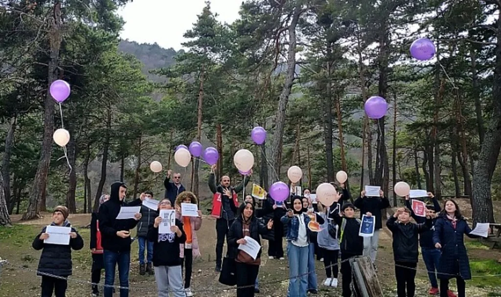 Havza'da Kadına Yönelik Şiddete Karşı Mor Balonlu Etkinlik