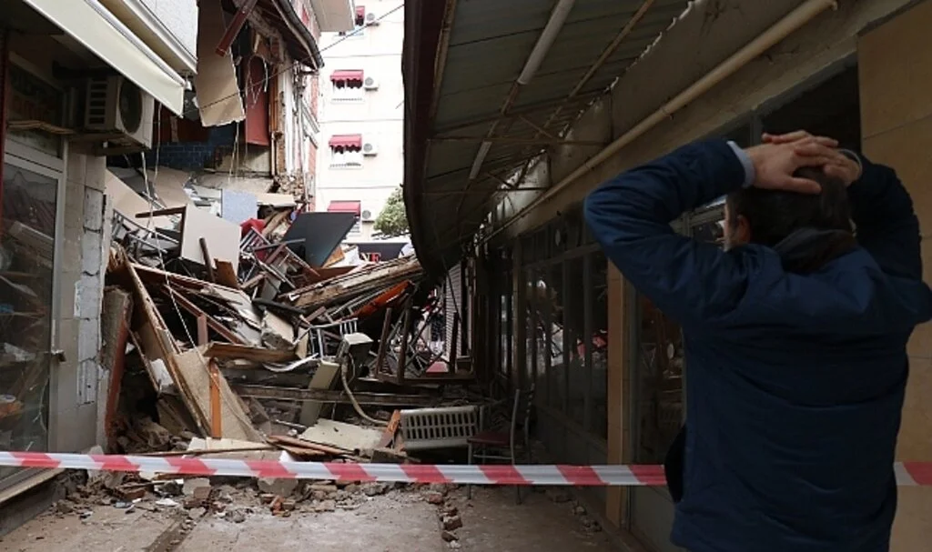 Her gün çok sayıda kişinin geldiği eğlence mekanından geriye sadece enkazı kaldı