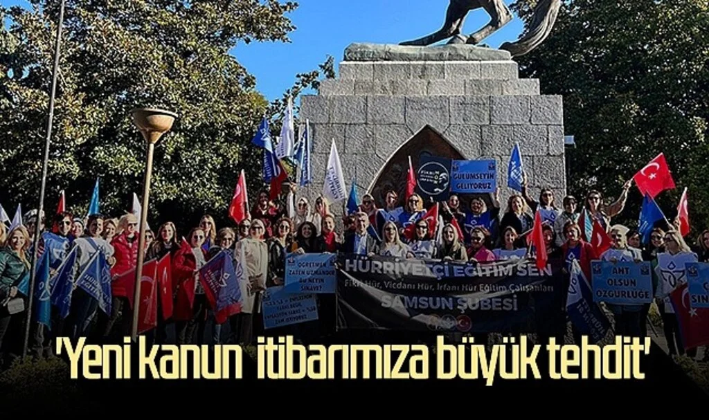 Hürriyetçi Eğitim-Sen Genel Başkan Levent Kuruoğlu:'Yeni kanun itibarımıza büyük tehdit'