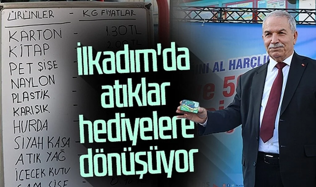 İlkadım'da atıklar hediyelere dönüşüyor