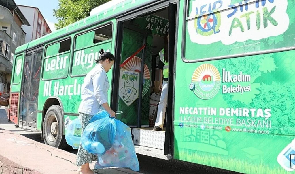İlkadım’da Çöplerini Getirenlere Çekiliş Bileti