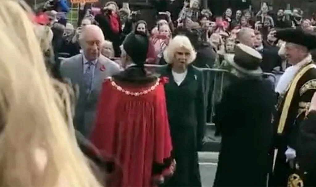 İngiltere Kralı 3. Charles ve eşi Camilla'ya yumurta fırlatan kişi gözaltına alındı