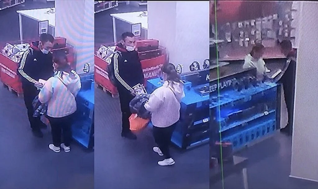 İstanbul’da AVM’de alüminyum folyolu torbayla hırsızlık kamerada: Kadın hırsız x-ray cihazına yakalandı