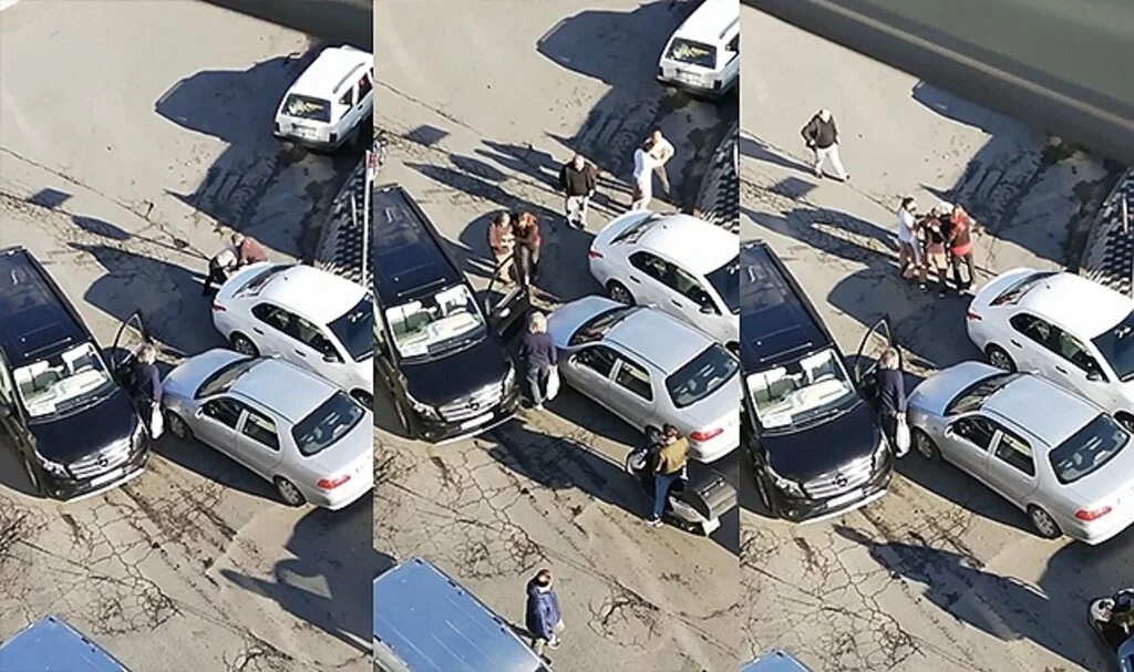 İstanbul’da bir garip yol verme kavgası: Güreşir gibi kavga ettiler