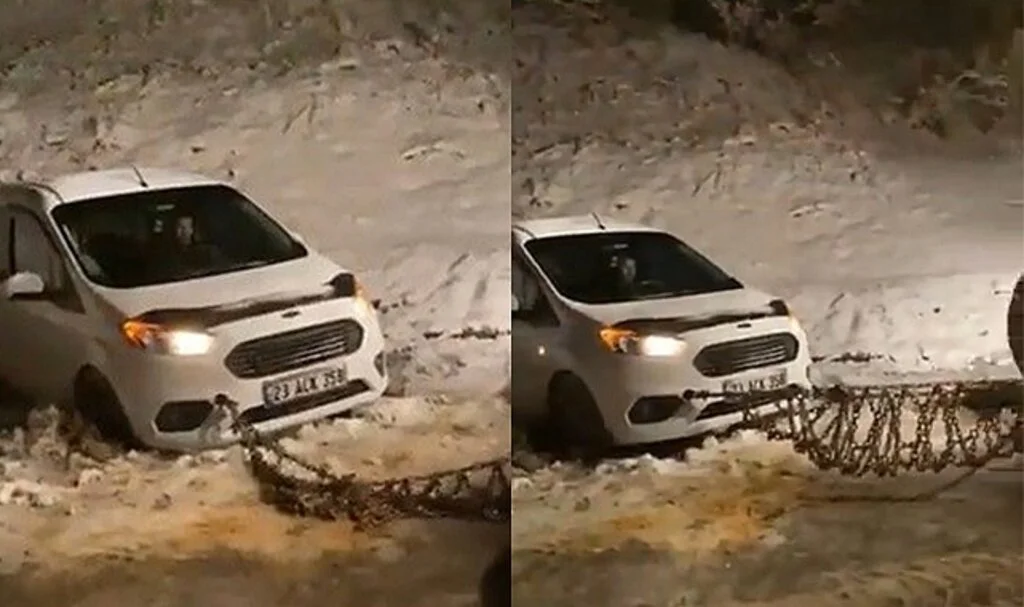 Karda mahsur kalan vatandaşların imdadına ekipler yetişti