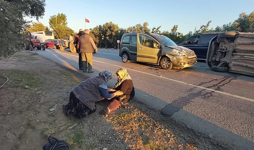 Kaza yerine giden muhabir, abisinin kazasıyla karşılaştı