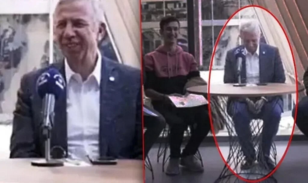 Koltuğu görünce dayanamayıp espriyi patlattı! Mansur Yavaş'ın siyasi göndermesi herkesi güldürdü