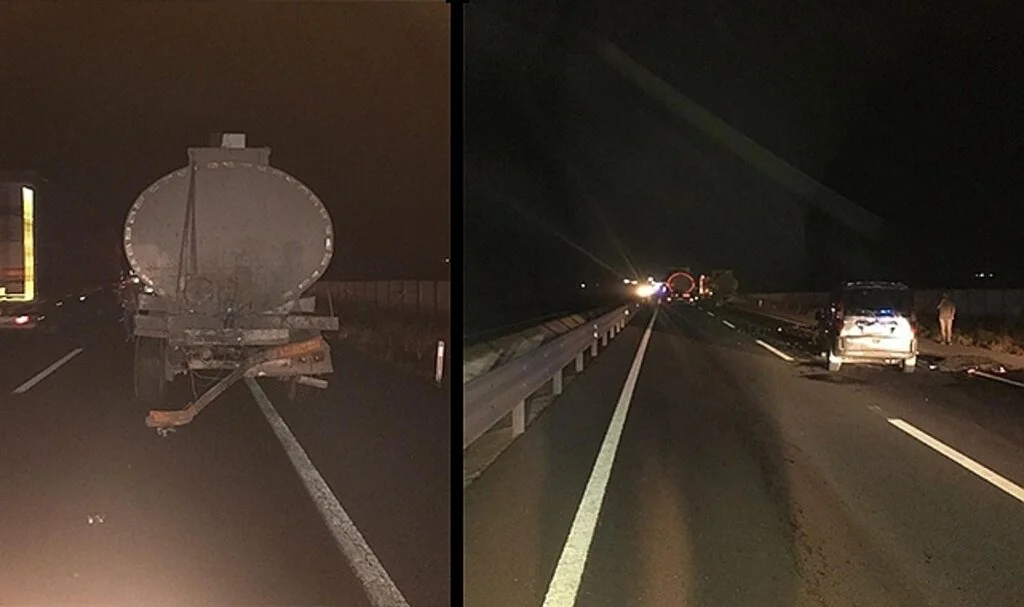 Konya’da hafif ticari araç tıra çarptı: 1 ölü, 7 yaralı