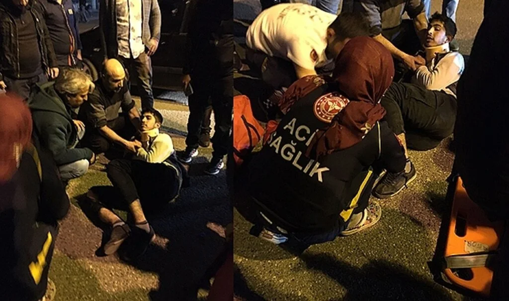 Motosiklet ile otomobil çarpıştı: 1 yaralı