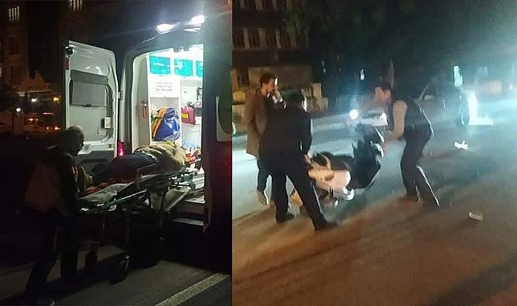 Motosiklet ile otomobil çarpıştı: 1 yaralı