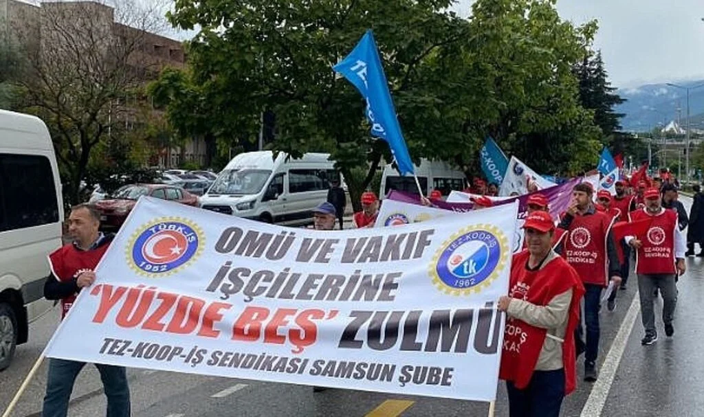 OMÜ'de Grevde Uzlaşma Sağlandı 
