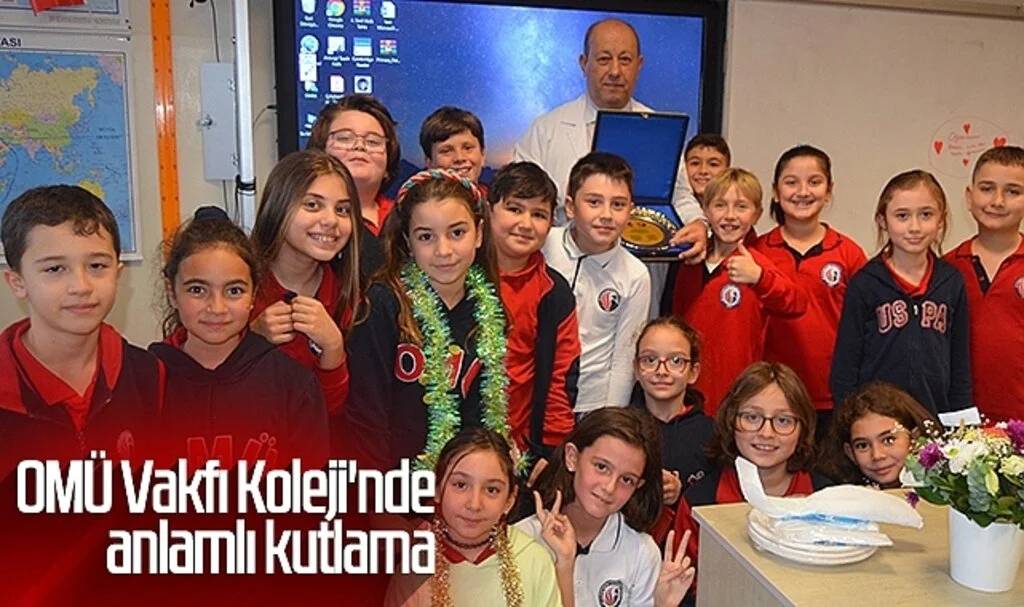 OMÜ Vakfı Koleji'nde Anlamlı Kutlama 