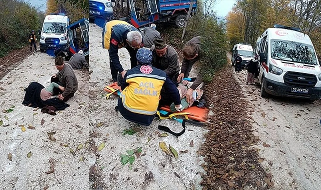  Ordu'da patpat kazası: 2 yaralı