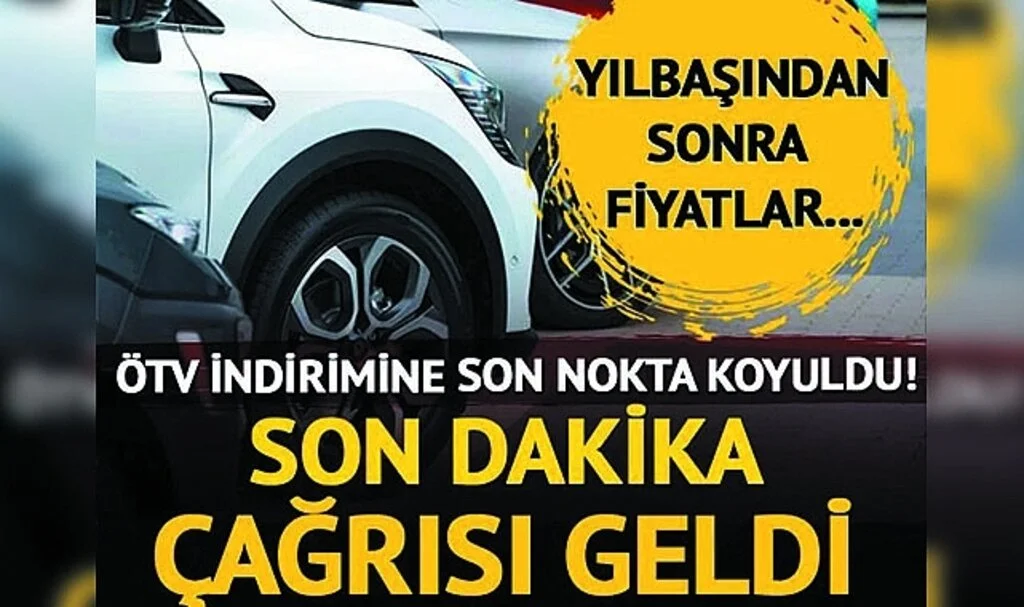 ÖTV İndirimine Son Nokta Koyuldu! Araba Alacaklara Önemli Çağrı Geldi: 'Son Dakika' Hareketliliği Bekleniyor