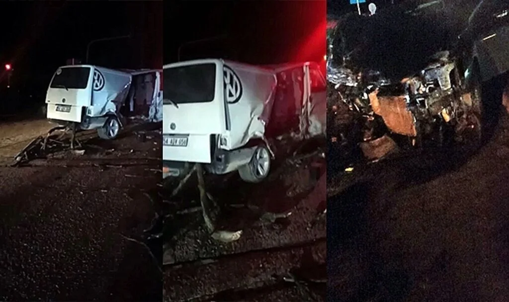 Sakarya’da minibüs ile otomobil çarpıştı: 5 yaralı