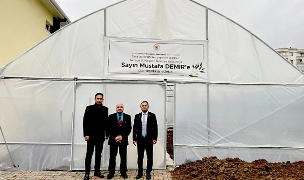 Samsun Büyükşehir Belediyesi'nden ‘özel' öğrencilere sera