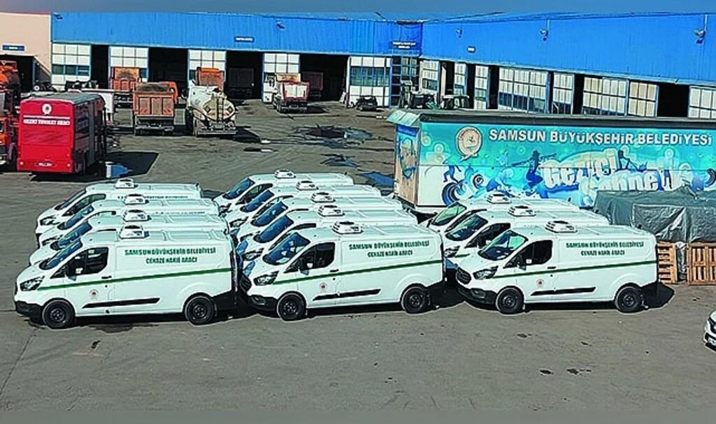 Samsun Büyükşehir cenaze hizmetlerine yeni araçlar 