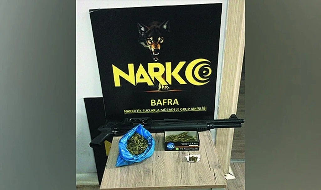 Samsun'da Esrar Baskını 