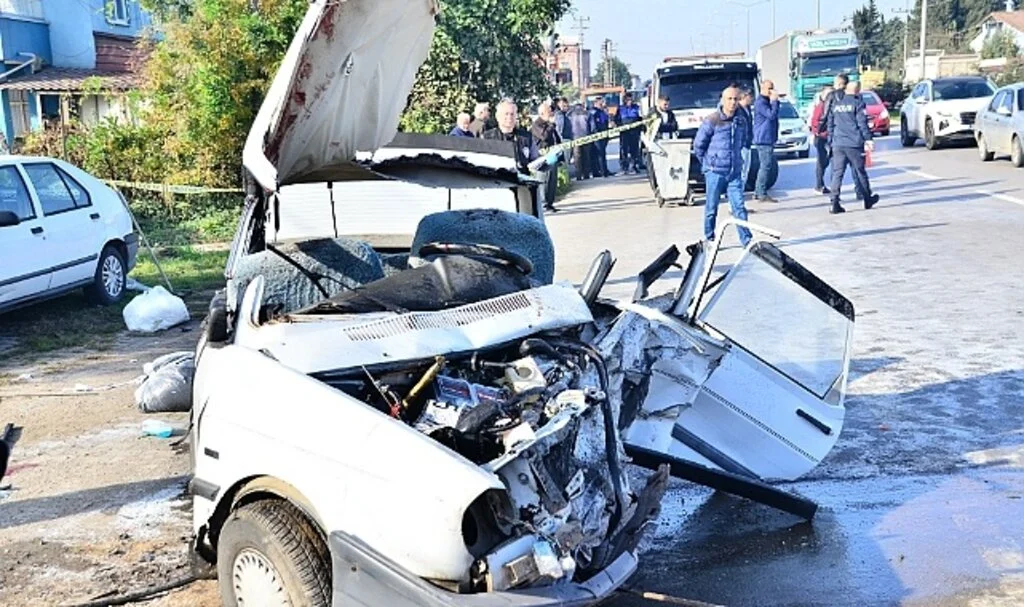 Samsun’da hastane dönüşü feci kaza: 2 ölü, 2 yaralı