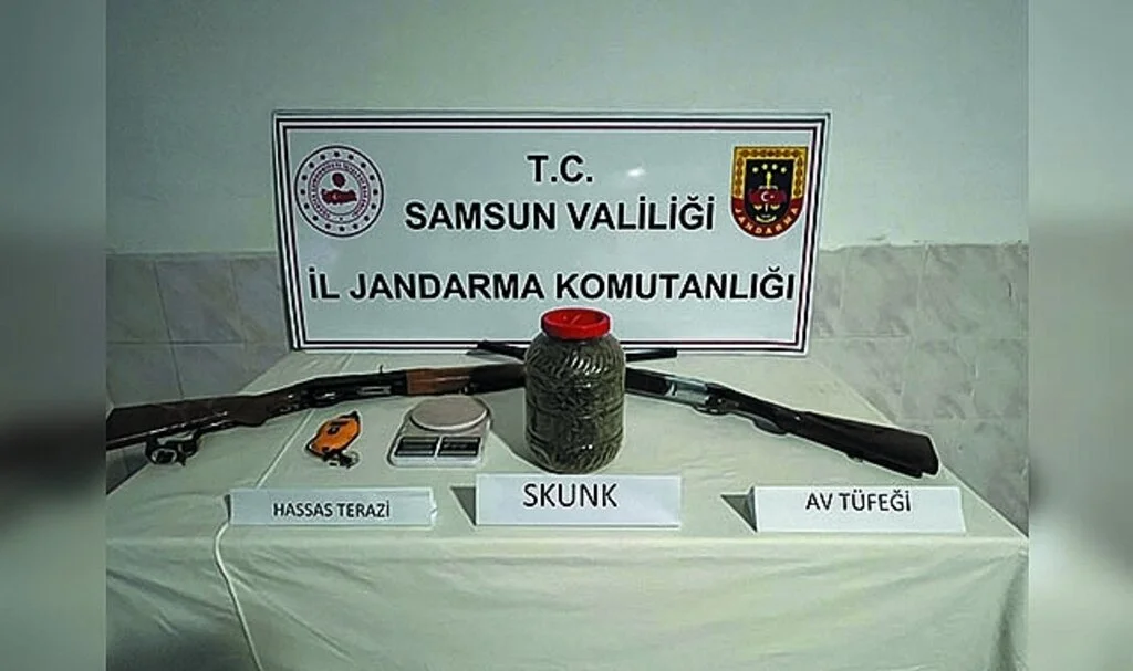 Samsun'da Jandarmadan uyuşturucu operasyonu: 2 gözaltı