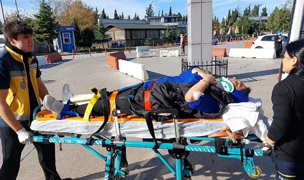 Samsun'da kavşakta kaza: 4 yaralı