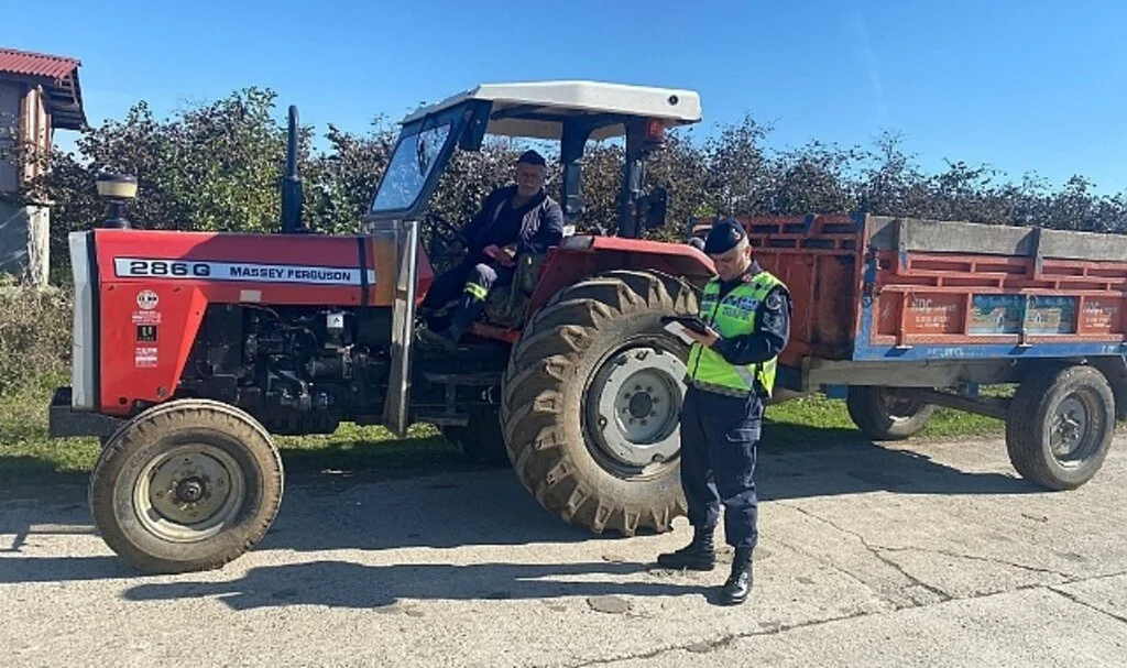 Samsun'da Kusurlu 457 Tarım Aracı Trafikten Men Edildi