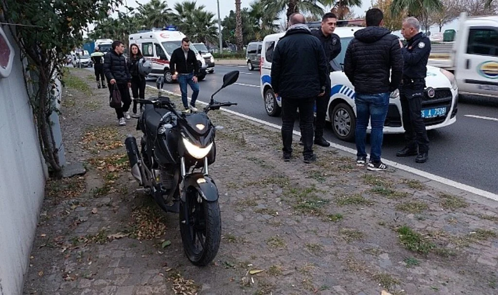Samsun'da Motosiklet Kazası:1 Yaralı