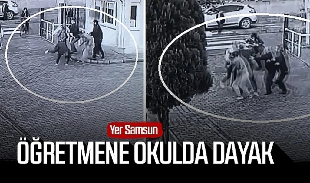 Samsun'da öğretmene okulda dayak