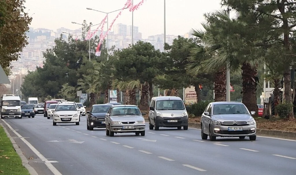Samsun'da Trafiğe Kayıtlı Araç Sayısı 413 Bini Geçti