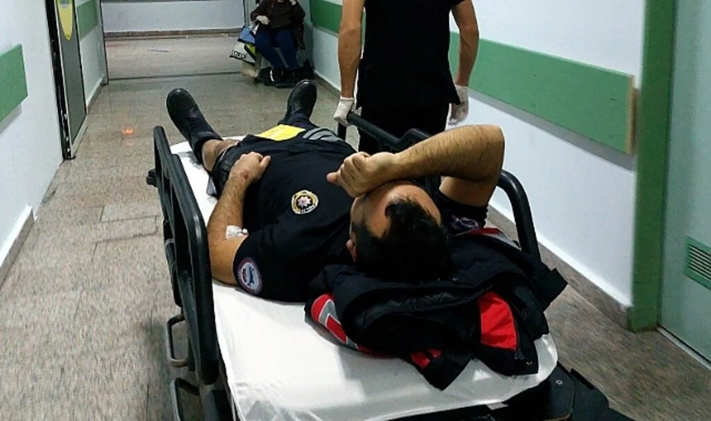 Samsun'da Yunus polisleri kaza yaptı: 2 yaralı