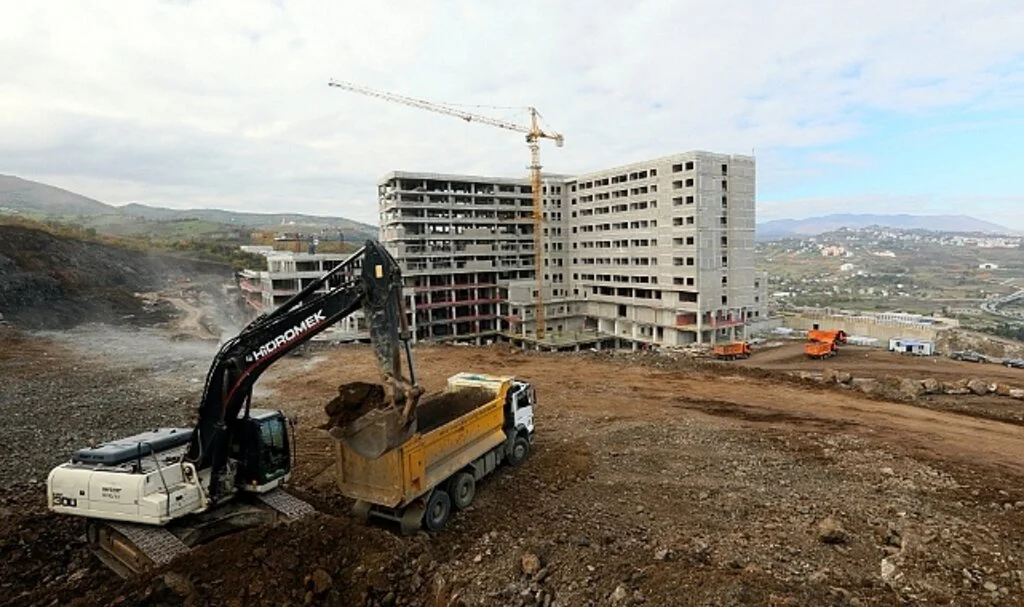 Samsun Şehir Hastanesi'nin İnşaatı Yükseliyor