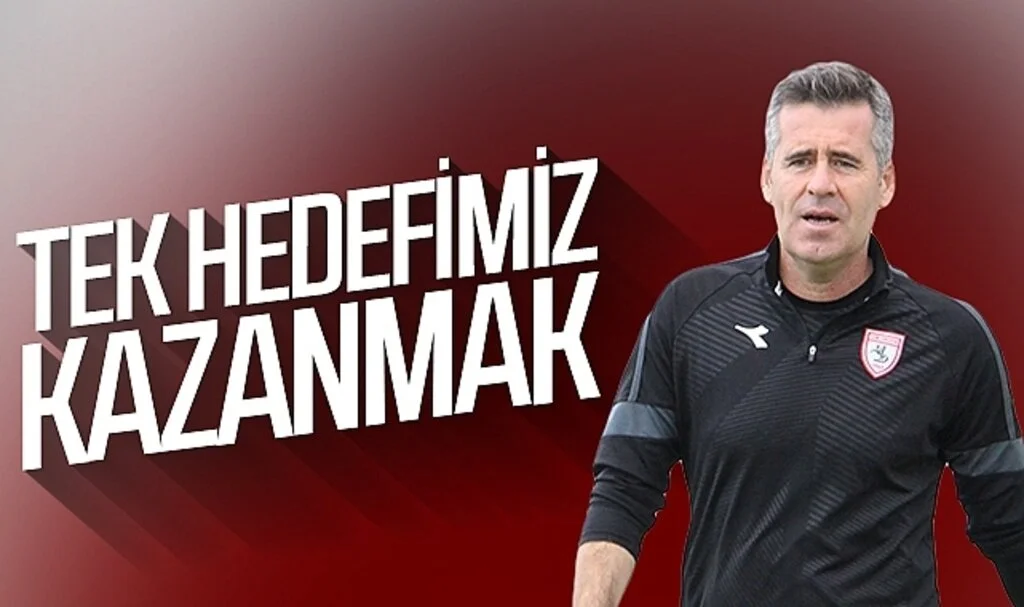 Samsunspor Teknik Direktörü Hüseyin Eroğlu: "Tek hedefimiz kazanmak"