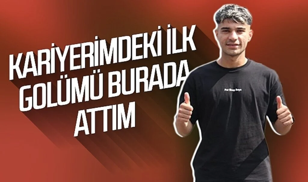Samsunsporlu Ali Ülgen: "Kariyerimdeki ilk golümü burada attım"