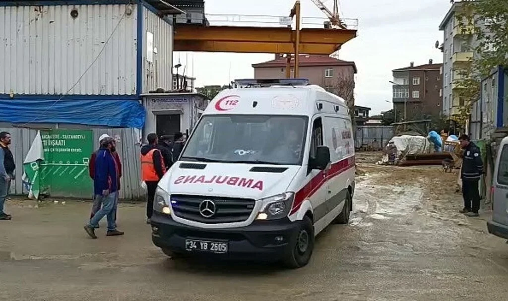 Sancaktepe’de metro inşaatı alanında iş kazası: 1 yaralı