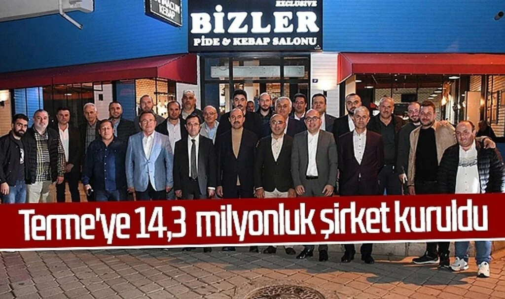 Terme'ye dev yatırım: 14,3 milyonluk şirket kuruldu