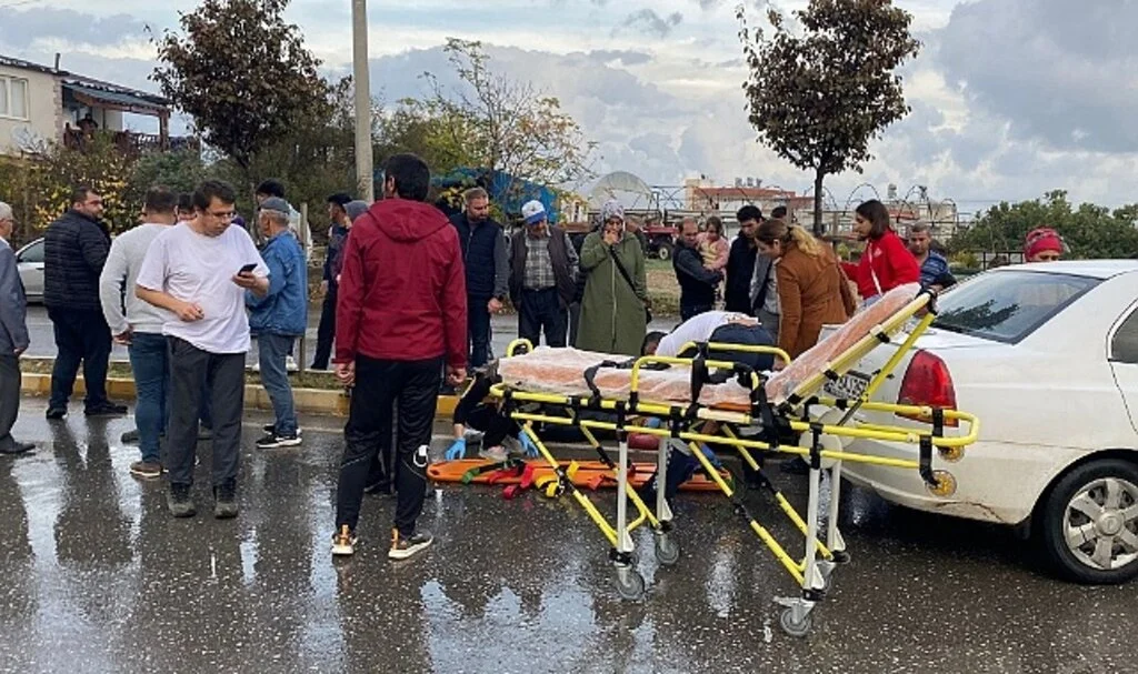 Ters şeritten gidince kazaya sebep oldu: 1 yaralı