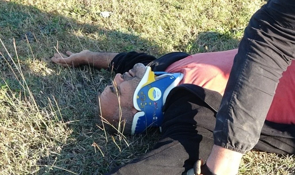 Trafik kazasında eşini kaybeden yaralı adamın feryatları yürekleri dağladı