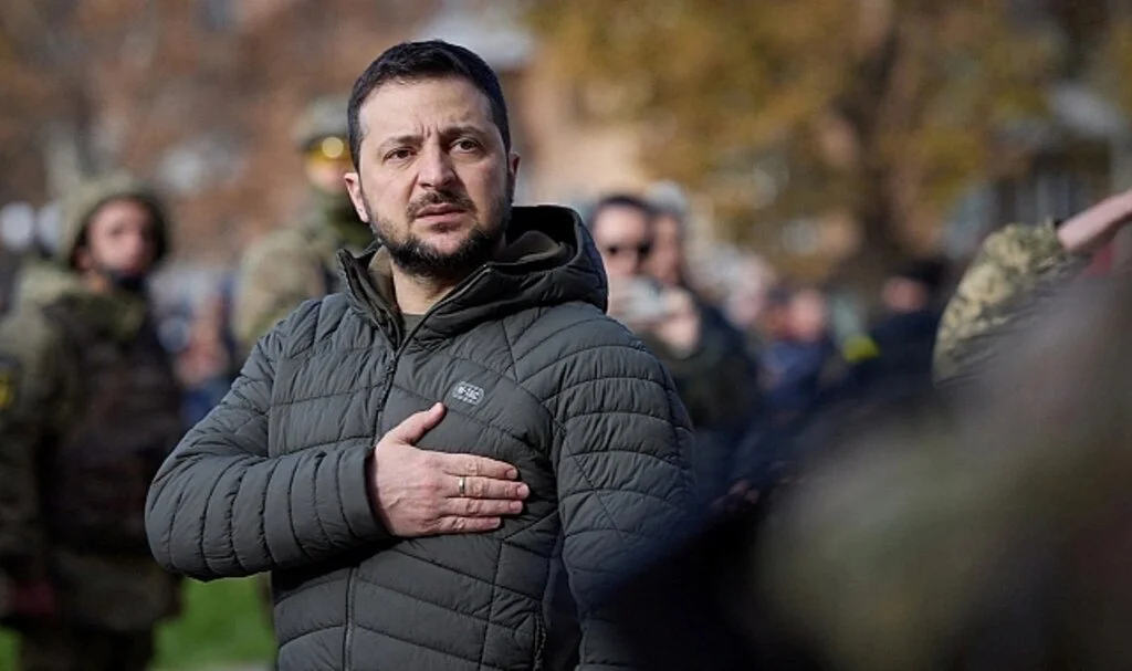 Ukrayna Devlet Başkanı Zelenski, Herson'u Ziyaret Etti