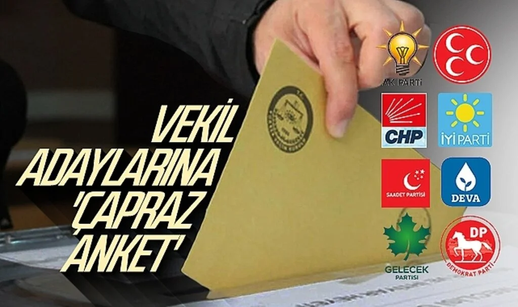 Vekil adaylarına 'çapraz anket'