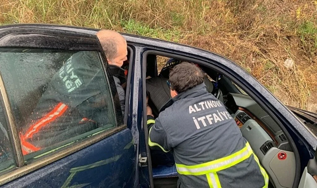 Yalova’da trafik kazası: 2 yaralı