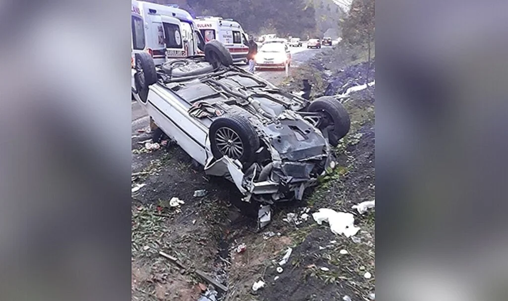 Zonguldak’ta trafik kazası: 1 ölü, 3 yaralı